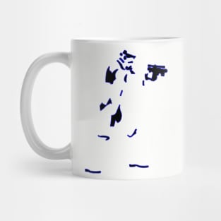 Strom blue and black Mug